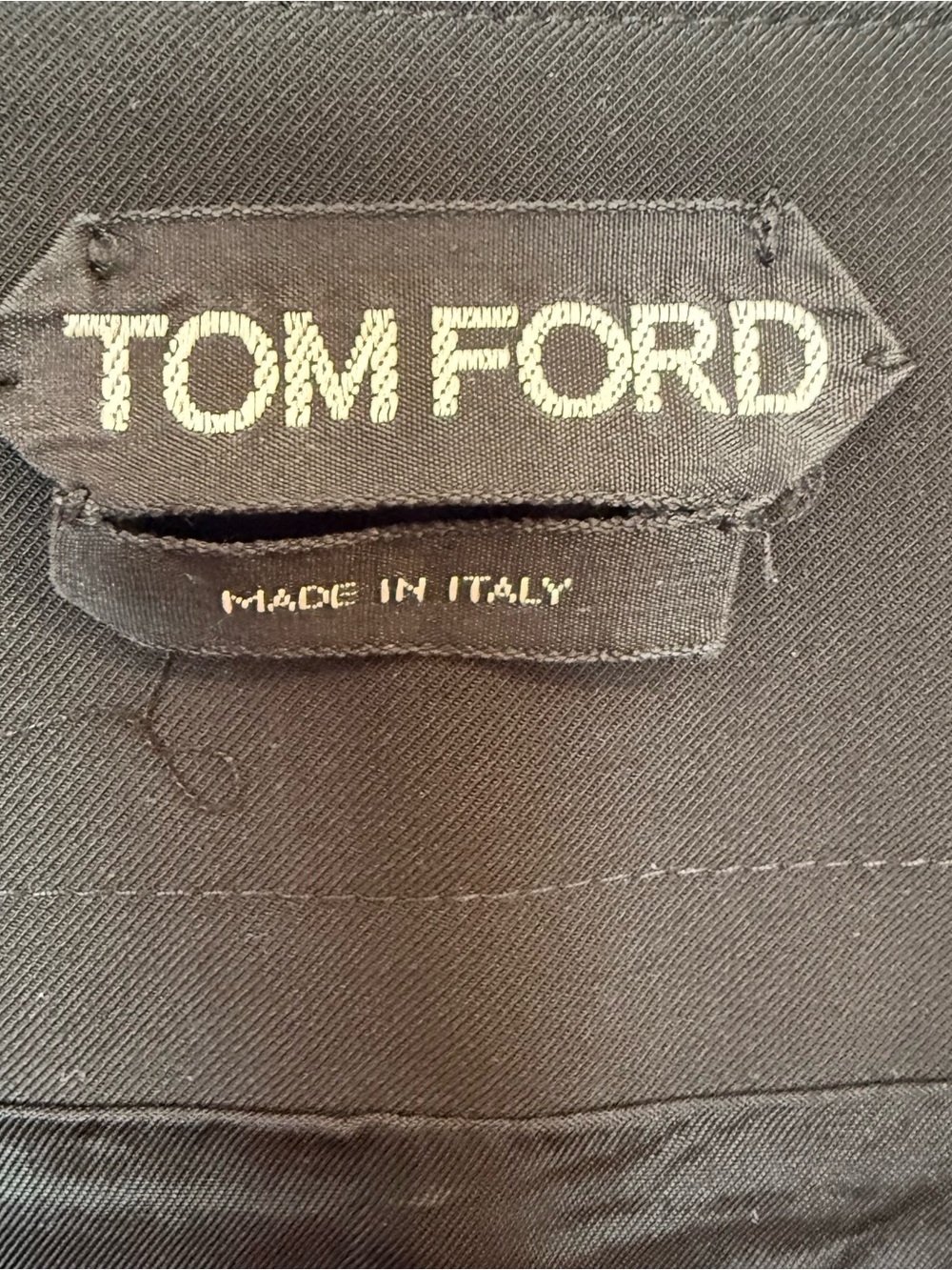 TOM FORD Black Stretch Pencil Skirt IT 46 US 10 Made in Italy Cupro Lined Luxury - Picture 2 of 13